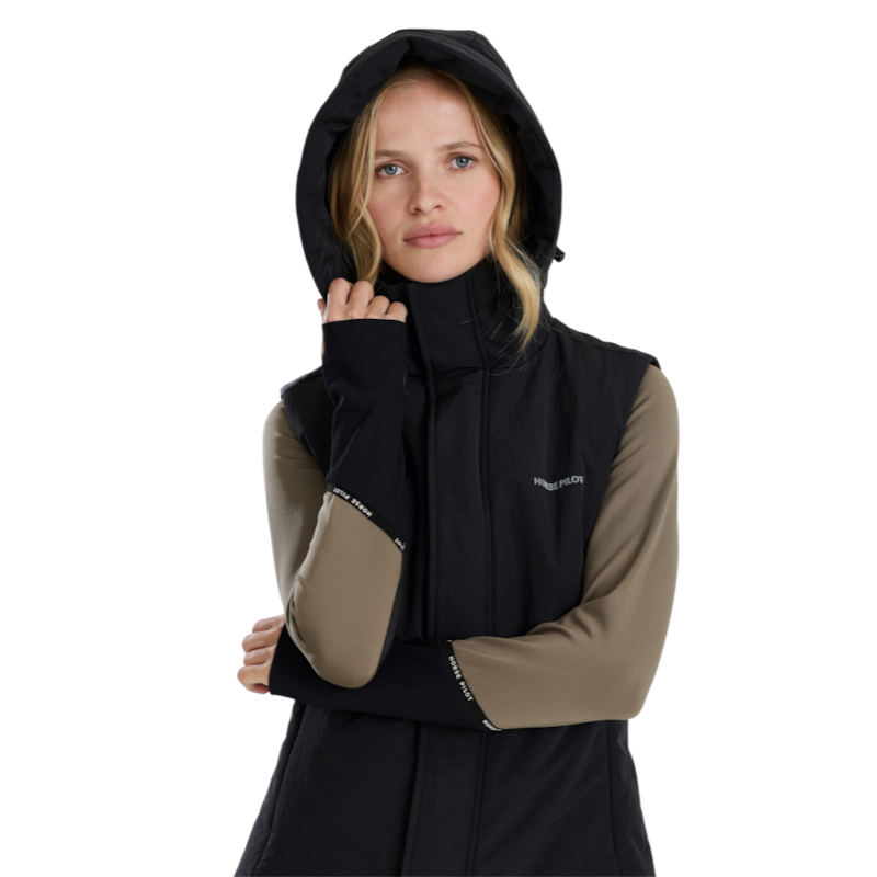 Horse Pilot - Doudoune sans manches femme Frost noir