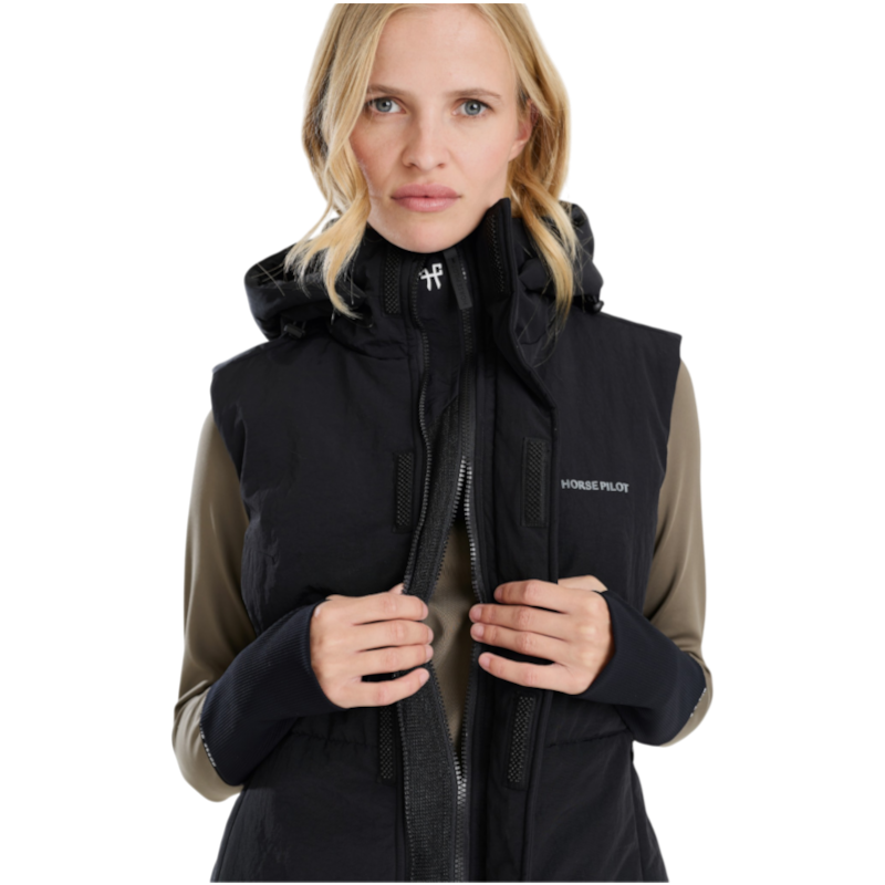Horse Pilot - Doudoune sans manches femme Frost noir