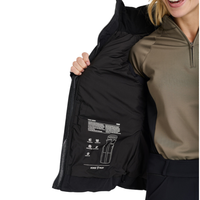 Horse Pilot - Doudoune sans manches femme Frost noir