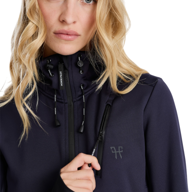 Horse Pilot - Gilet manches longues femme Quest dark night