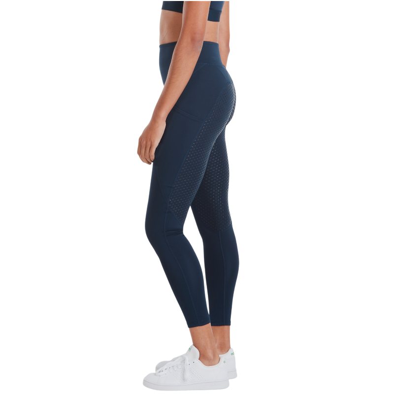 Horse Pilot - Legging d'équitation femme marine | - Ohlala