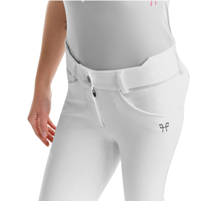 Horse Pilot - Pantalon d'équitation femme X-Grip blanc