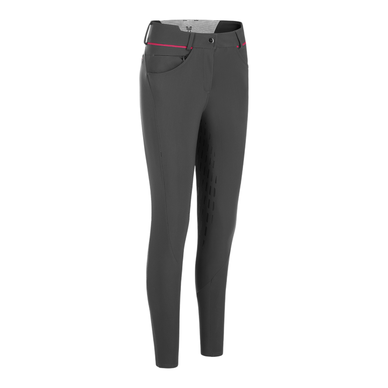 Horse Pilot - Pantalon d'équitation femme X-Grip gris | - Ohlala