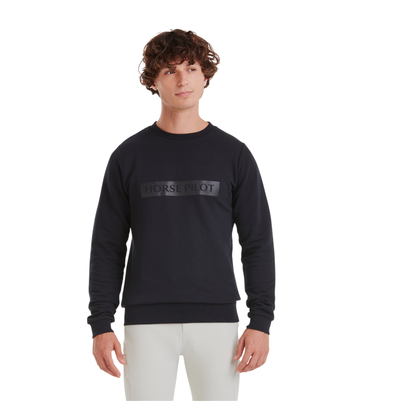 Horse Pilot - Sweat manches longues homme Team blue graphite | - Ohlala