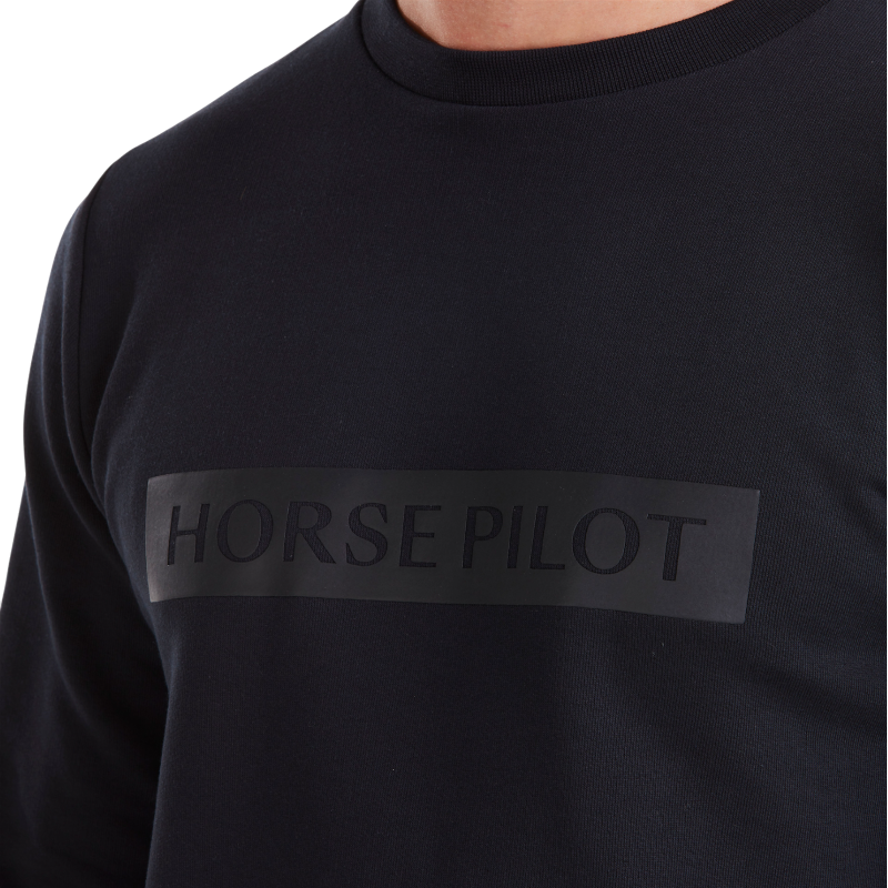 Horse Pilot - Sweat manches longues homme Team blue graphite | - Ohlala