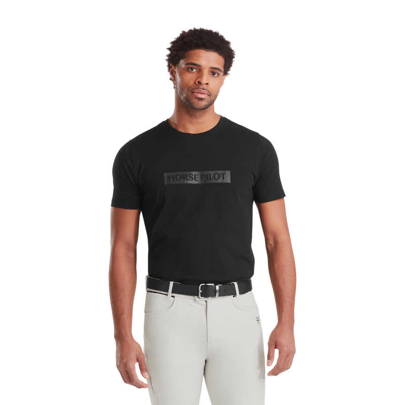 Horse Pilot - T-shirt manches courtes homme Team 2.0 noir | - Ohlala