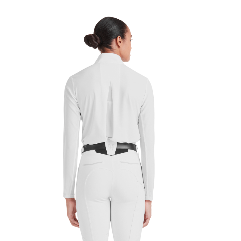 Horse Pilot - T-shirt manches longues femme Sunrise blanc