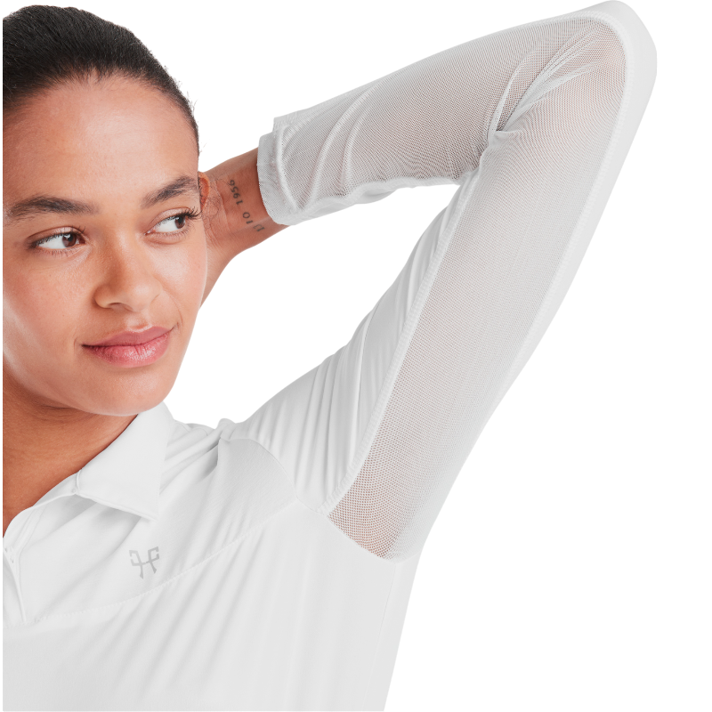 Horse Pilot - T-shirt manches longues femme Sunrise blanc