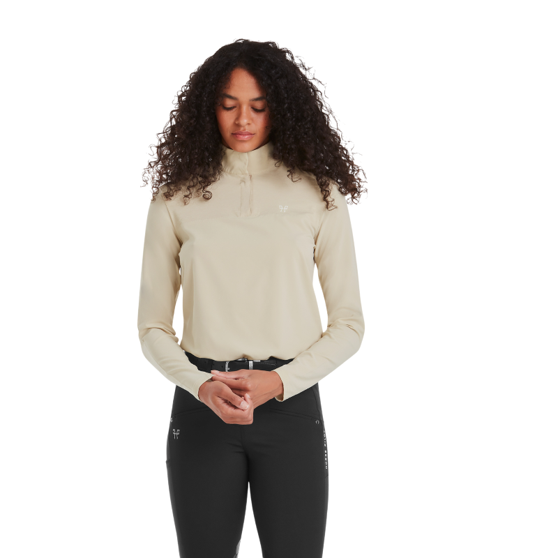 Horse Pilot - T-shirt manches longues femme Sunrise latte | - Ohlala