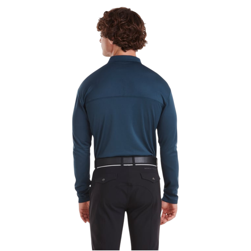 Horse Pilot - T-shirt manches longues homme Winter marine