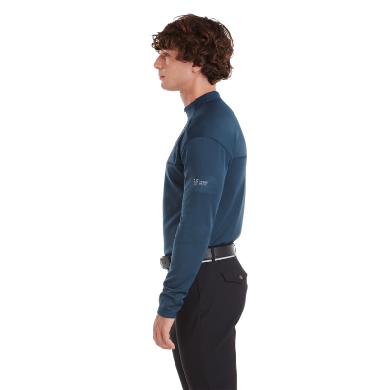 Horse Pilot - T-shirt manches longues homme Winter marine