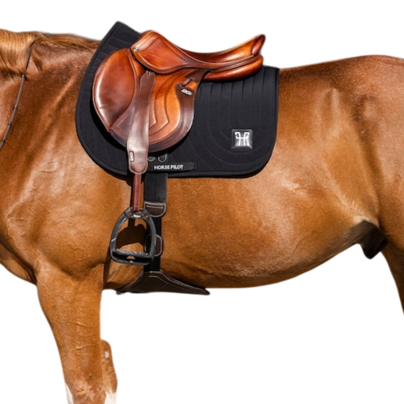 Horse Pilot - Tapis de selle Ergonomic noir | - Ohlala
