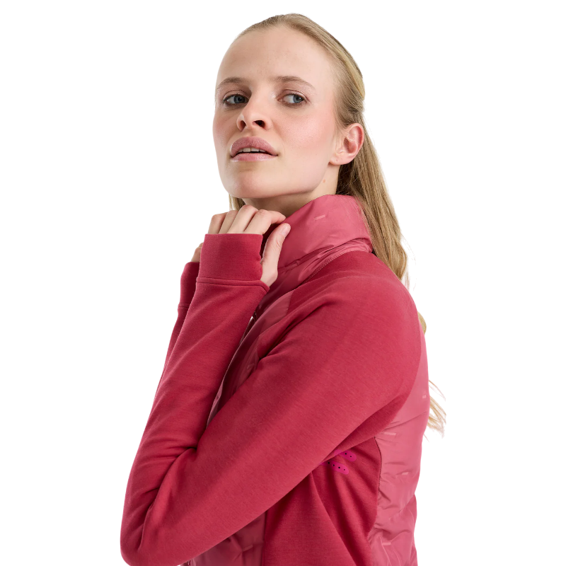 Horse Pilot - Veste manches longues femme Pulse Hybdrid baroque rose