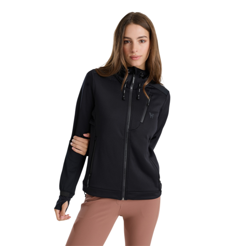 Horse Pilot - Gilet manches longues femme Quest noir