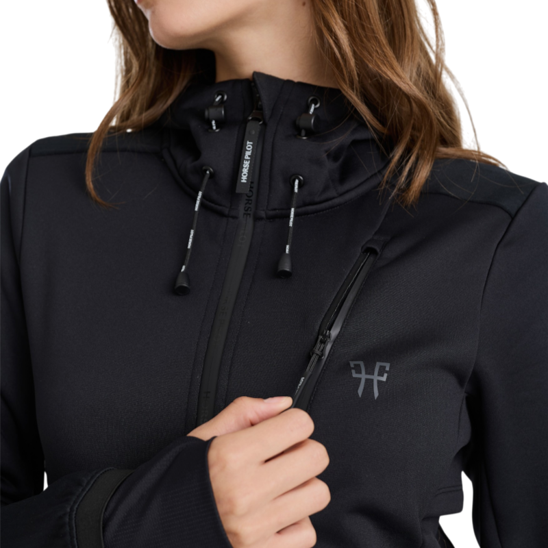 Horse Pilot - Gilet manches longues femme Quest noir