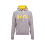 Hagg - Sweat à capuche homme gris/ jaune | - Ohlala