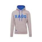 Hagg - Sweat à capuche homme gris/ bleu roi | - Ohlala