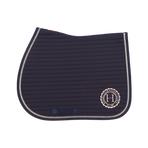 Harcour - Tapis de selle Karembar marine/ marine | - Ohlala