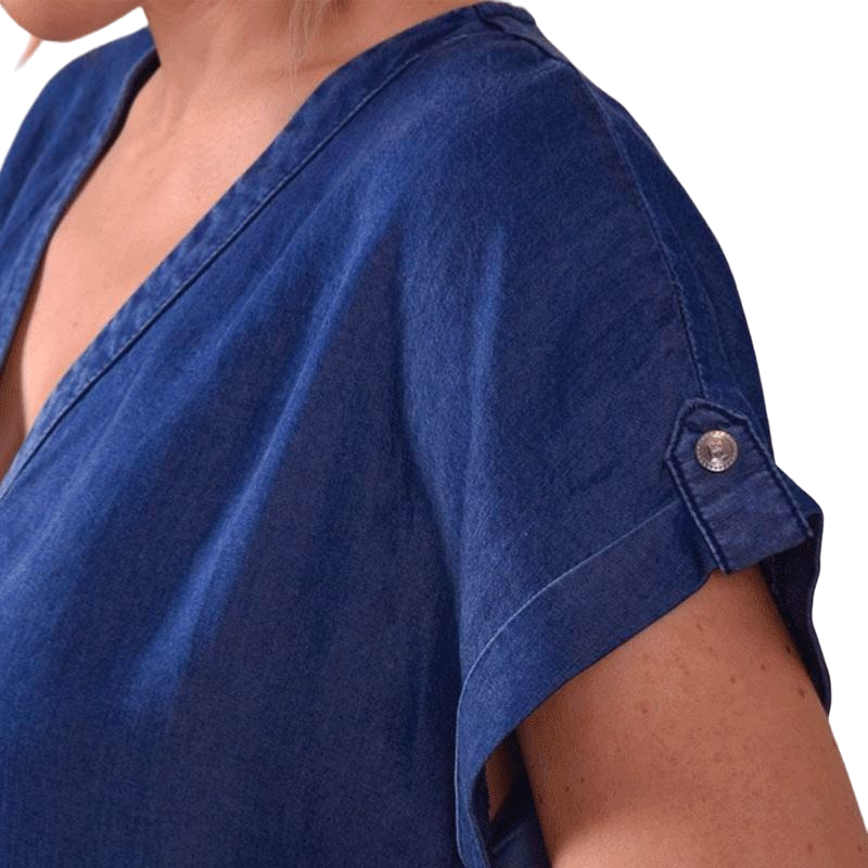 Harcour - Blouse femme Shaina marine | - Ohlala