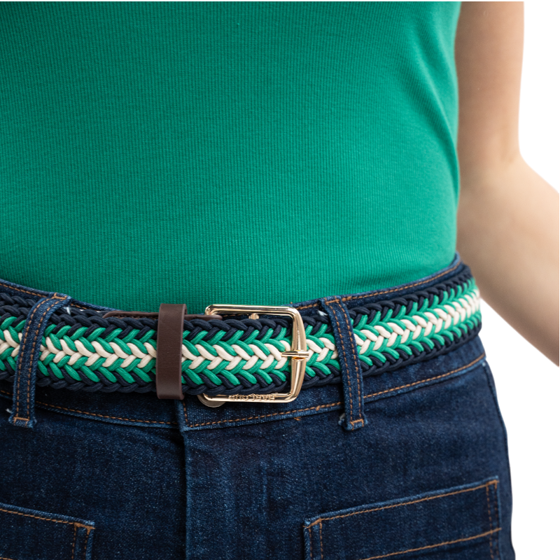 Harcour - Ceinture élastique Banko marine | - Ohlala