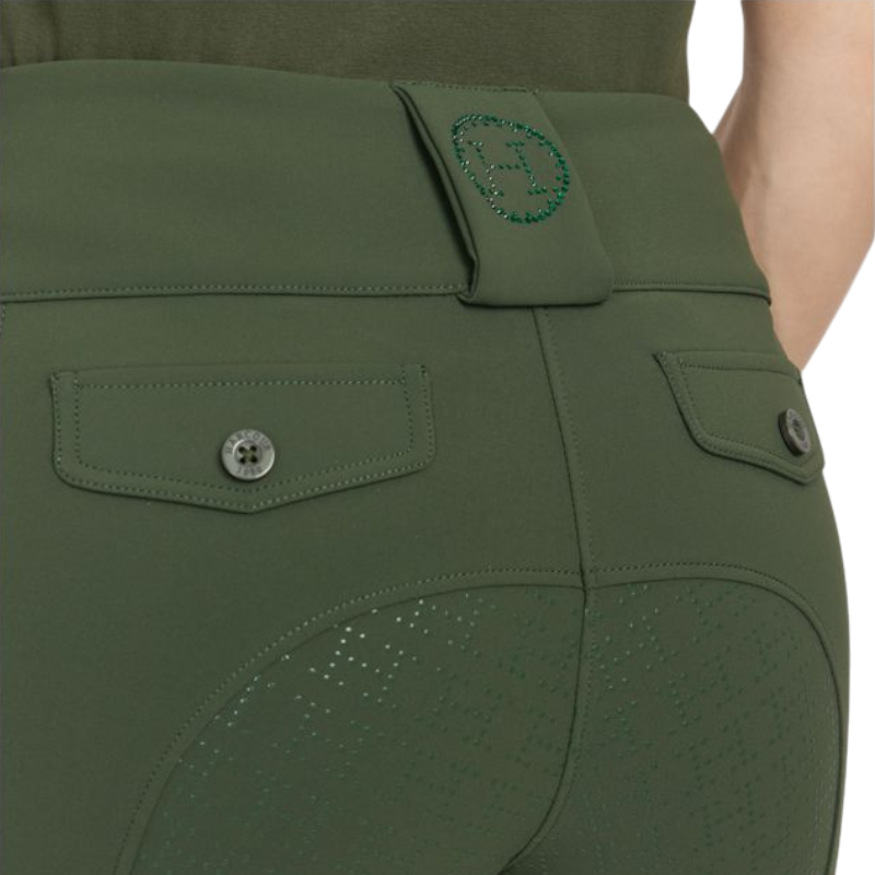 Harcour - Pantalon d'équitation femme Ludivine trèfle