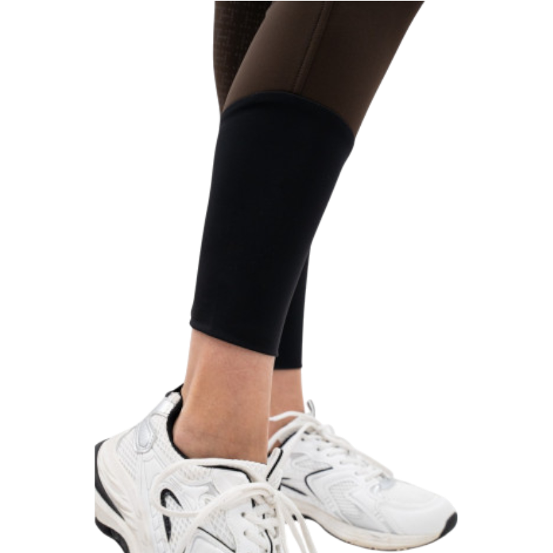 Harcour - Pantalon d'équitation polaire femme Jaipur cacao