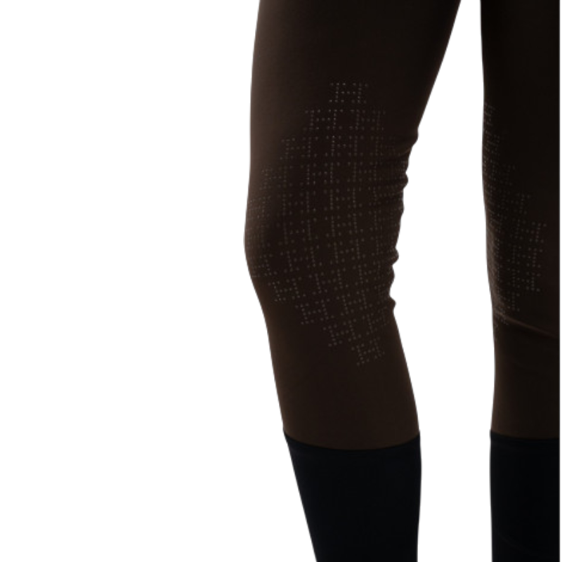 Harcour - Pantalon d'équitation polaire femme Jaipur cacao
