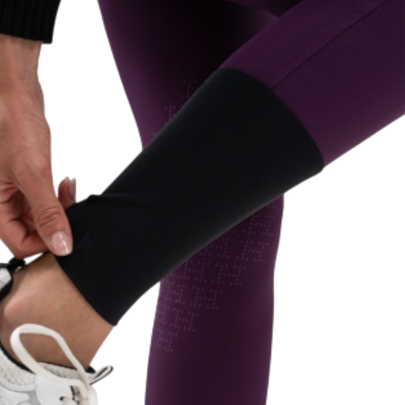 Harcour - Pantalon d'équitation polaire femme Jaipur figue