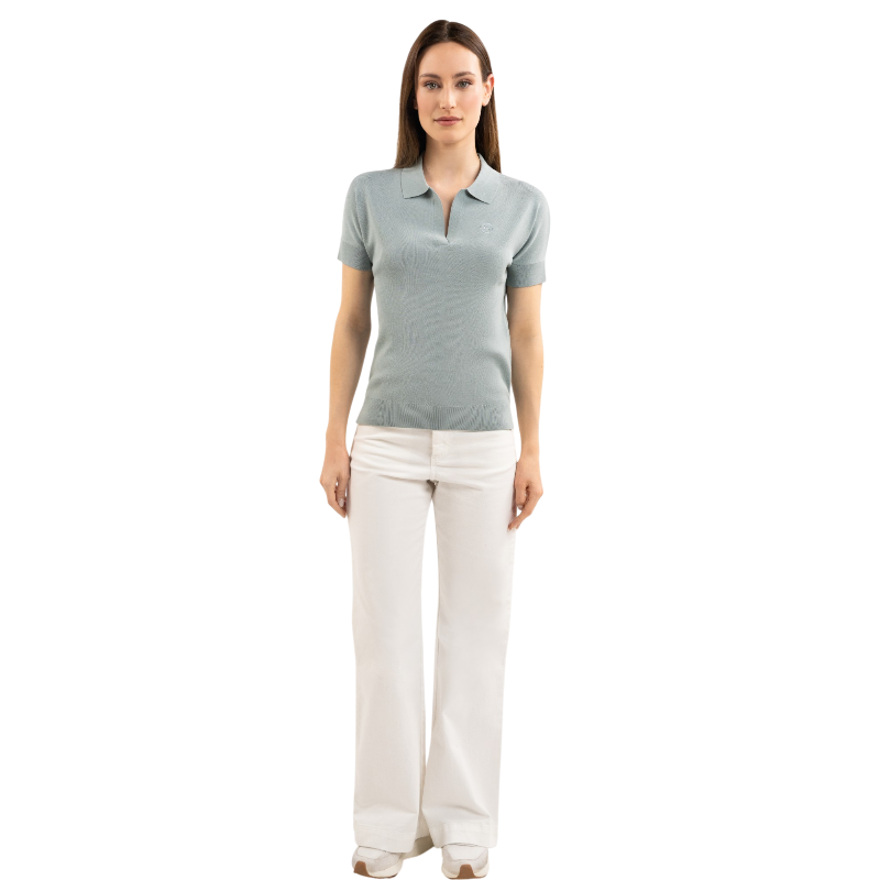 Harcour - Polo manches courtes femme Babeth colibri