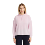 Harcour - Sweat à capuche manches longues femme Plume rose poudré