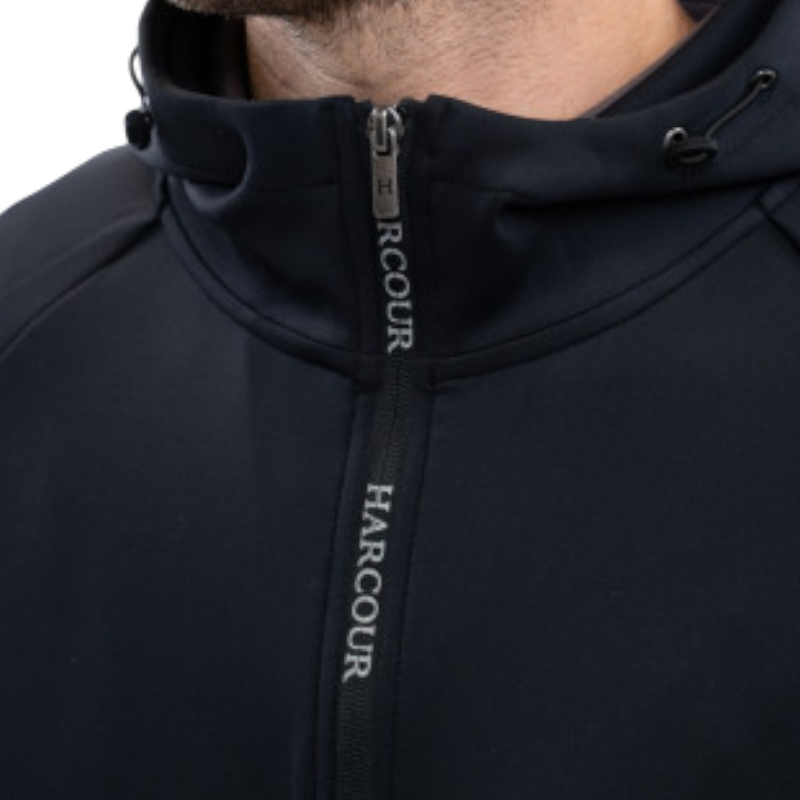 Harcour - Sweat technique zippé homme Aron noir