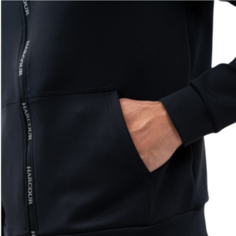 Harcour - Sweat technique zippé homme Aron noir
