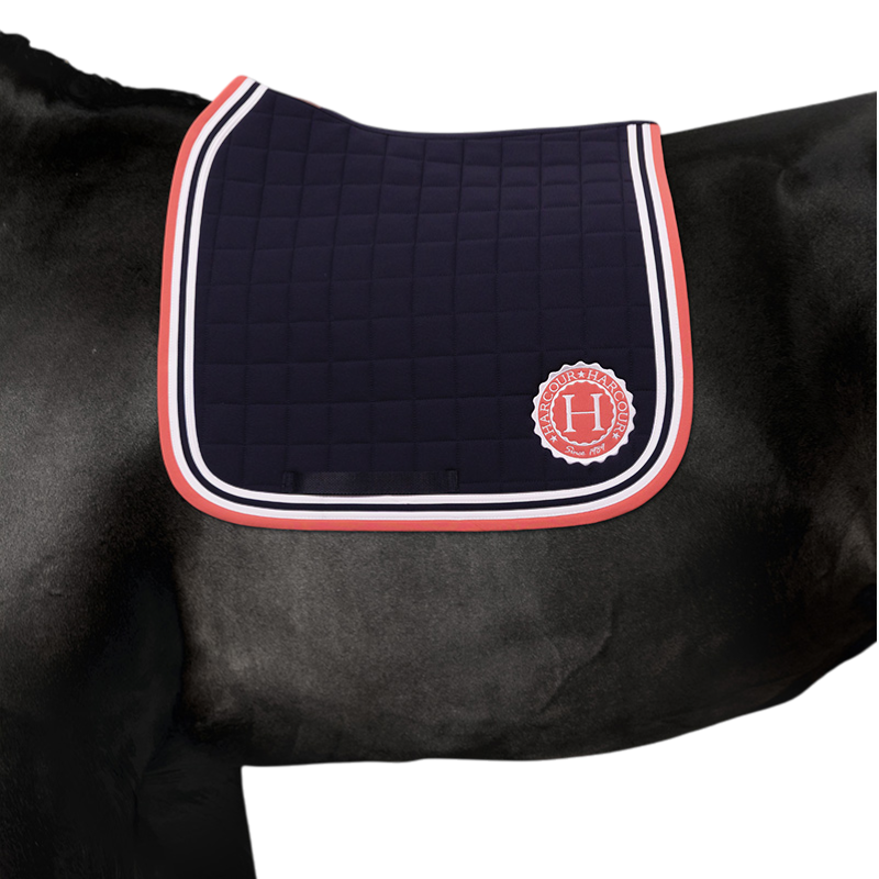 Harcour - Dressuurpad Soft marine/pompelmoes