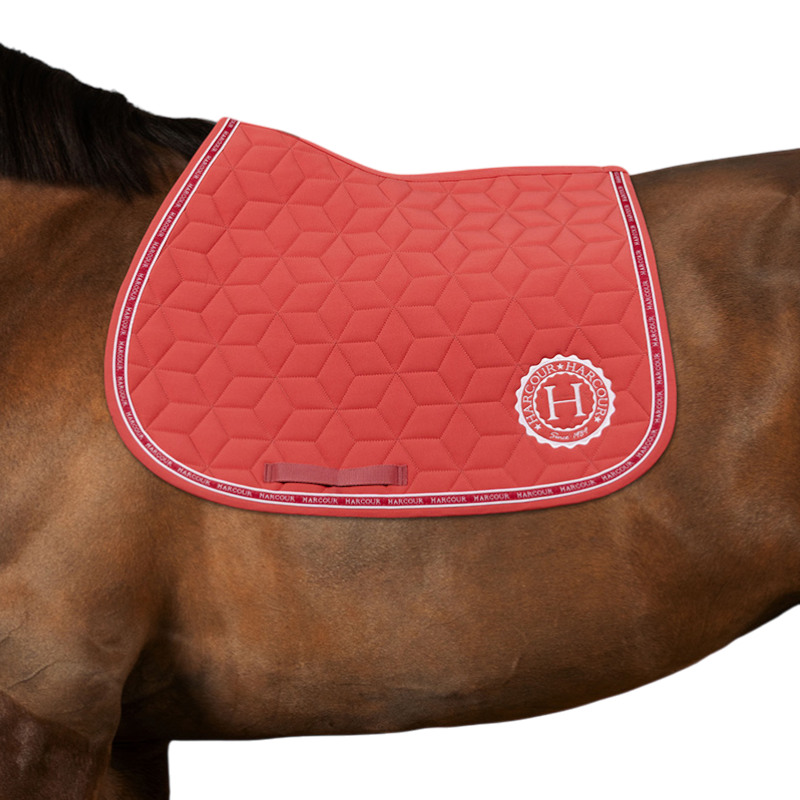 Harcour - Tapis de selle Blake pamplemousse