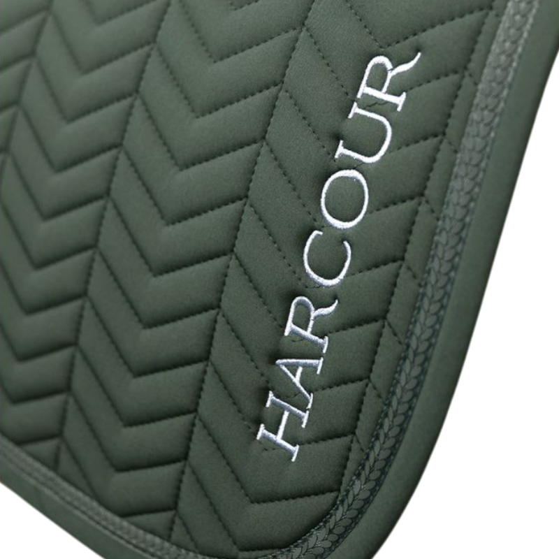 Harcour - Tapis de selle Cobalt trèfle