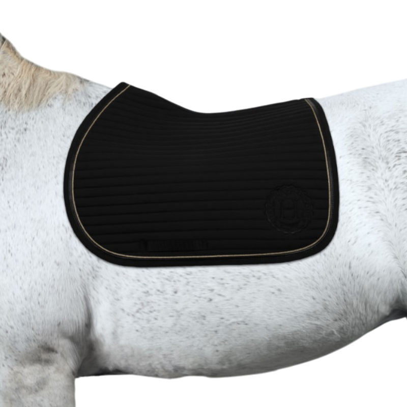 Harcour - Tapis de selle Karembar noir/ gold | - Ohlala