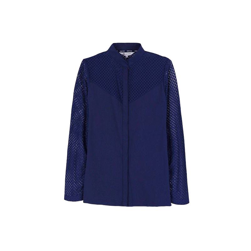 Harcour - Chemise femme Shami marine | - Ohlala