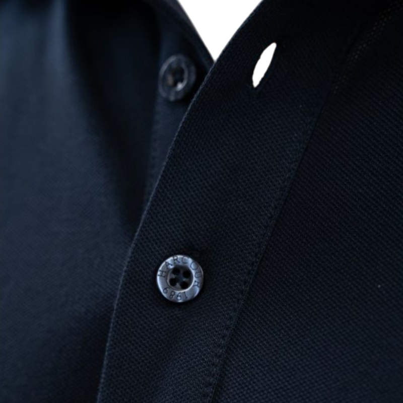 Harcour - Polo manches longues homme Malik marine