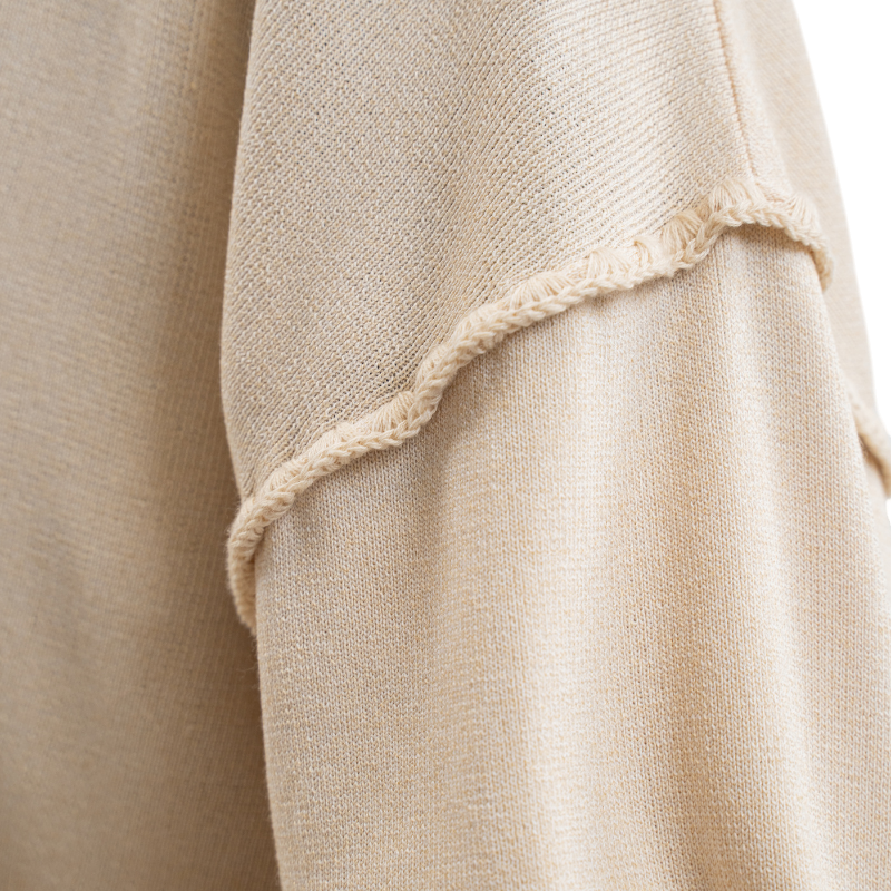 Harcour - Sweat à capuche manches longues femme Plume lin