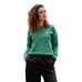 Harcour - Dames sweater met lange mouwen Santana emerald green | - Ohlala