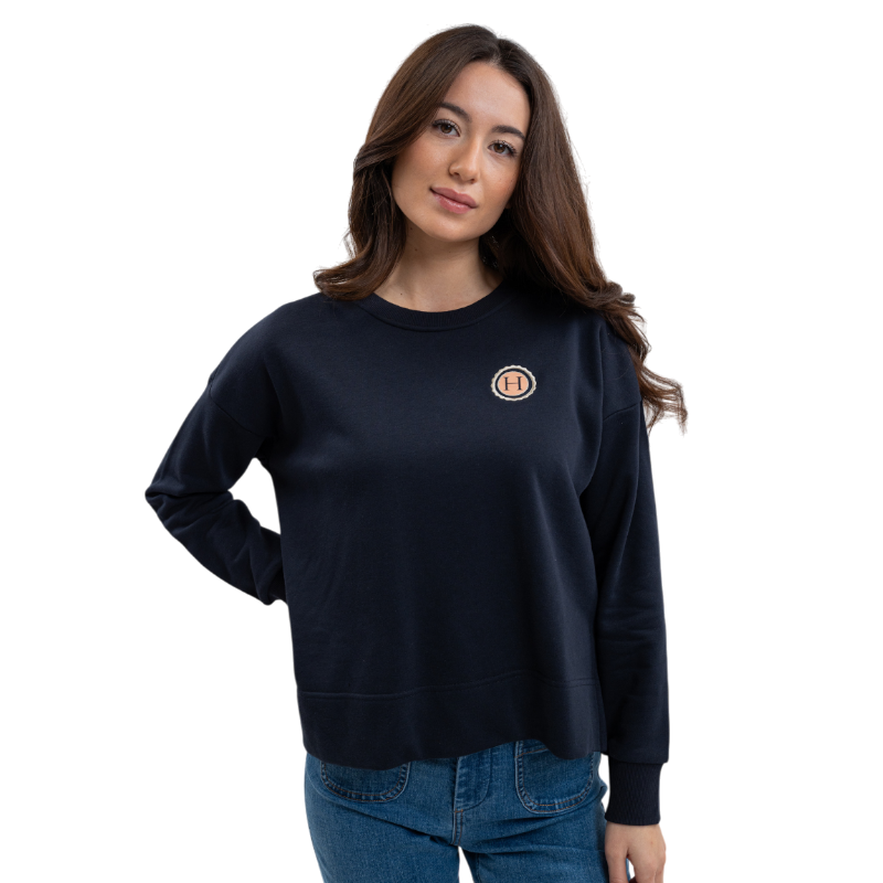 Harcour - Sweat manches longues femme Santana marine