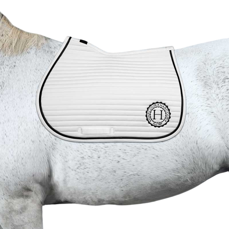 Harcour - Tapis de selle Karembar blanc | - Ohlala