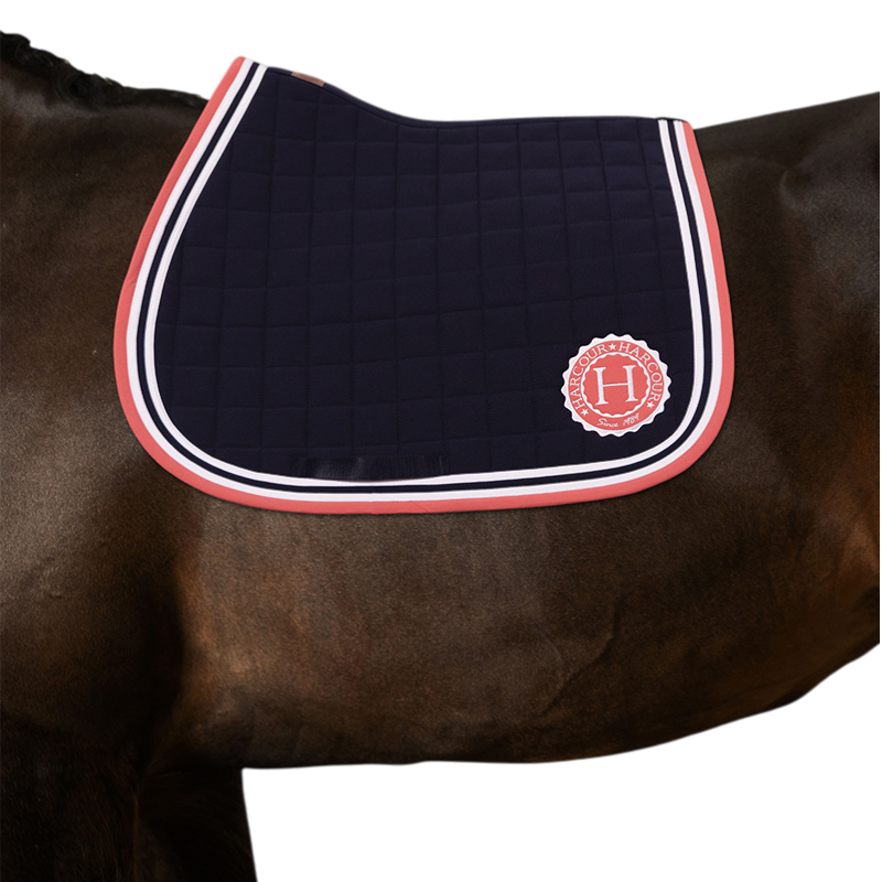 Harcour - Zadeldek Soft marine/pompelmoes