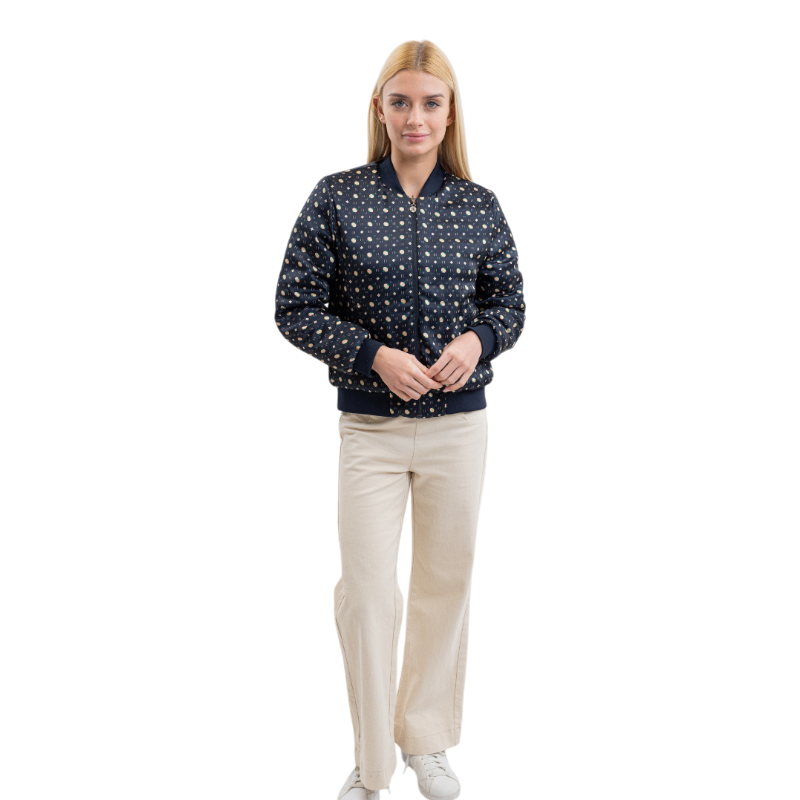 Harcour - Veste bombers femme Boecia marine | - Ohlala