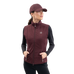 Harcour - Dames mouwloos jack Balma aubergine | - Ohlala