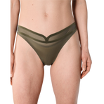 Hästko - String Slip n°19 kaki | - Ohlala