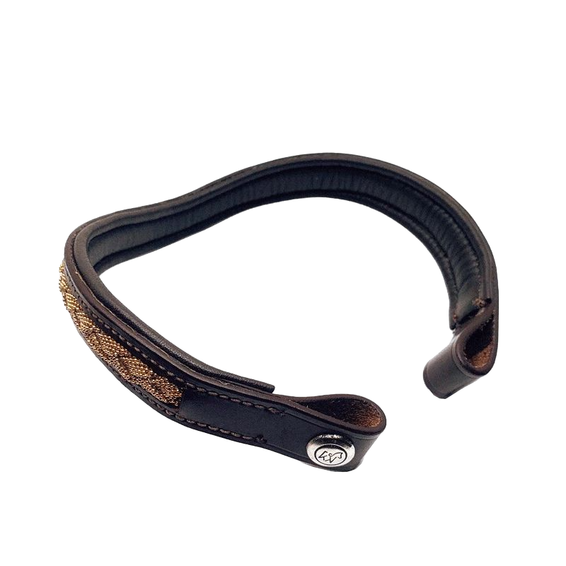 Hekktor Leather - Frontal Theïa Havane / Or