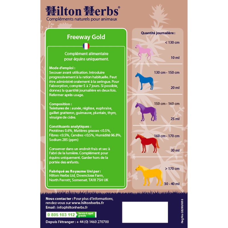 Hilton Herbs - Complément alimentaire Voies respiratoires freeway X gold