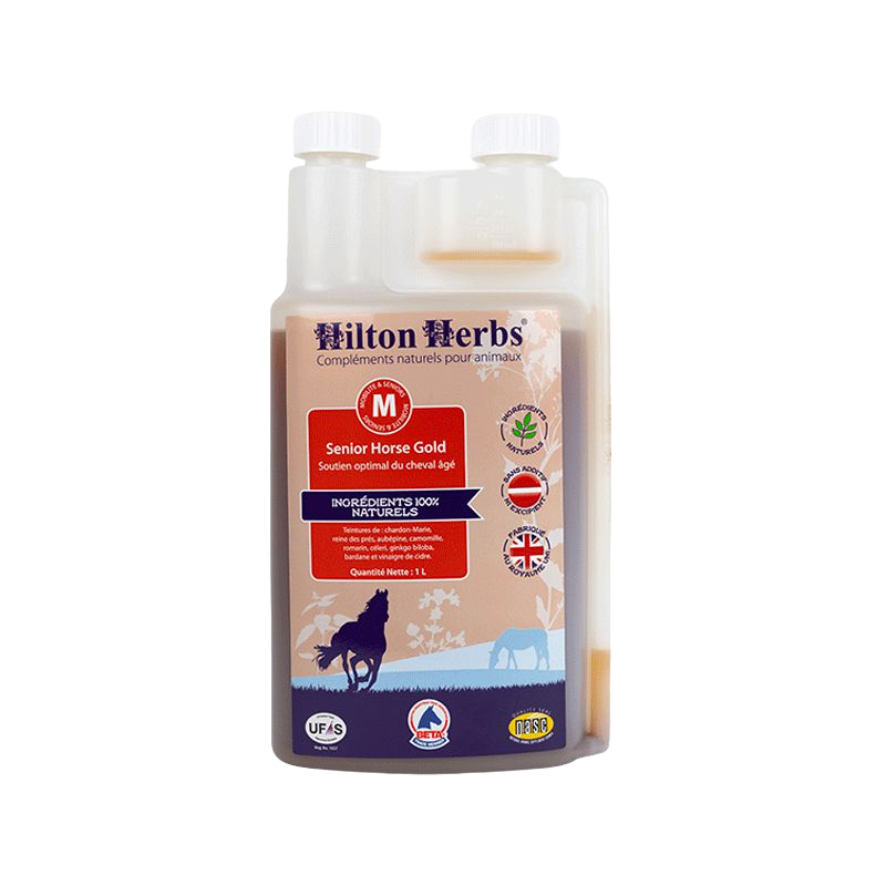 Hilton Herbs - Complément alimentaire cheval âgé senior horse gold