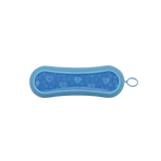 Hippotonic - Brosse de tête glossy heart bleu | - Ohlala